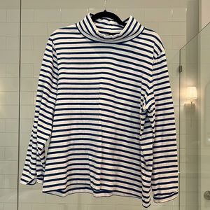 J.crew nautical turtleneck sweatshirt